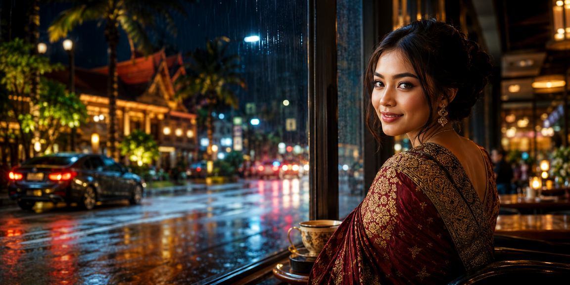 Seseorang menikmati taruhan online di kedai kopi Vietnam